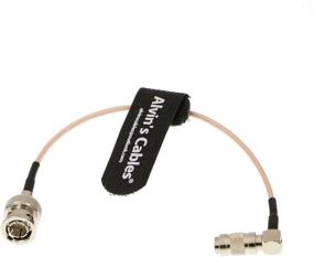 img 4 attached to 🔌 Enhanced Connectivity with Alvin's Cables DIN 1.0/2.3 Mini BNC Right Angle to BNC Male RG179 HD SDI Cable