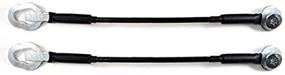 img 2 attached to 🔧 PT Auto Warehouse TC-TO002-P - Tailgate Lift Support Cable, 11.18" Length - Left/Right