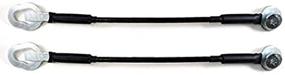 img 1 attached to 🔧 PT Auto Warehouse TC-TO002-P - Tailgate Lift Support Cable, 11.18" Length - Left/Right