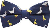 👔 carahere handcrafted adjustable pre-tied pattern boys' accessory collection logo