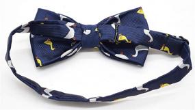 img 1 attached to 👔 Carahere Handcrafted Adjustable Pre-Tied Pattern Boys' Accessory Collection