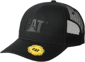 img 3 attached to 👔 Caterpillar Men's Raised Logo Cap: Top-Grade Headwear for the Stylish Gentleman