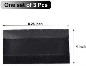 img 3 attached to 🚴 Black Bike Chainstay Protector - Nylon Protective Guard Pad for Bicycle Frame Chain - Size: 8.25" x 4