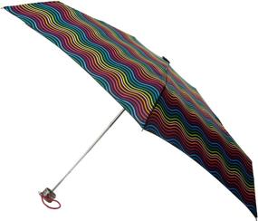 img 2 attached to Classic Manual Compact Umbrella: ☂️ Brighten Up Rainy Days with Stylish Umbrellas