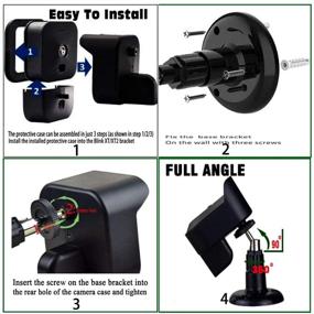 img 2 attached to Bracket Weather Protective Adjustable Security Camera & Photo and Video Surveillance