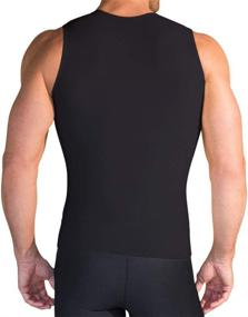 img 3 attached to 👕 Marena Men's Post-Surgical Compression Vest for Recovery Support, Size M, Black