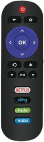 img 2 attached to 📺 Enhanced RC280 RC282 IR Remote Control for TCL ROKU Smart Internet Ready TVs: Compatible with 32S3750, 32S3800, 32S3850, 43S303, 43S305, 43S403, 43S405, 49S405, 55C803, 55FS3700, 55FS3750, 55FS3850