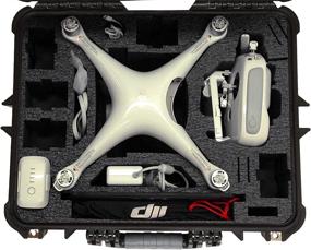 img 3 attached to 🚁 Waterproof Compact Drone Case for DJI Phantom 4 (Gen 2) - Pre-Cut Case Club