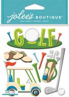 🏌️ jolees e5021955 boutique dimensional stickers: enhance your golf-themed crafts! logo