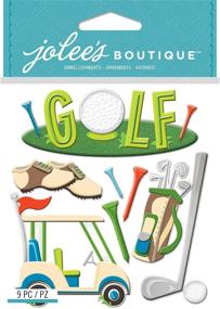 img 1 attached to 🏌️ Jolees E5021955 Boutique Dimensional Stickers: Enhance Your Golf-themed Crafts!