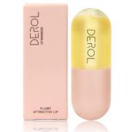 💋 derol lip plumper: fuller and hydrated lips with tingling lip plumping gloss logo