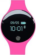 bluetooth watches touchscreen waterproof sd01 pink logo