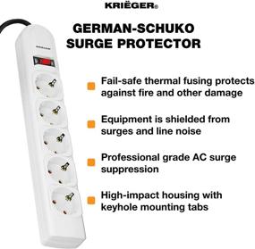 img 3 attached to 🔌 KRIËGER German Schuko Electric Protector KRE5 with Enhanced SEO