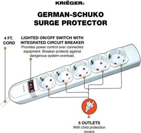 img 1 attached to 🔌 KRIËGER German Schuko Electric Protector KRE5 with Enhanced SEO