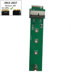 img 3 attached to 🖥️ ALIKSO MacBook Air Mac Pro A1465 A1466 A1398 A1502 SSD to M.2 NGFF Key M Adapter Card for Desktop - Not Compatible with Encrypted Apple SSD Drive (2013-2017)