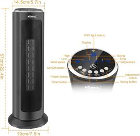 img 3 attached to Smart Electric Heater Ceramic Google