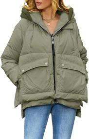 img 4 attached to Misassy Womens Thickened Jackets Pockets Women's Clothing