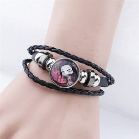 img 3 attached to Браслет Demon Slayer Anime Cosplay Jewelry - оригинальная японская аниме продукция, идеальный подарок для фанатов Demon Slayer.