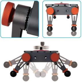 img 1 attached to ANNSM 31.5”/80CMs Carbon Fiber Rail Rods Camera Slider | Manual Wheel Belt Pulley | Flywheel Drive | Length Adjustable Legs | Carry-on Bag | 18lbs/8Kgs Load | DSLR Cameras/Camcorders