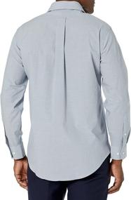 img 3 attached to 👔 Non-Iron Men's Clothing: Buttoned Classic Stretch Poplin Shirts