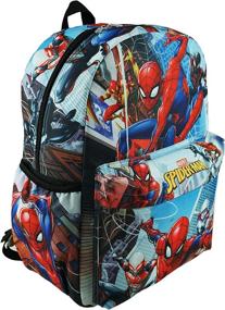 img 3 attached to Spider Man Deluxe Oversize Backpack Compartment