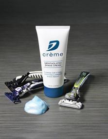 img 1 attached to 🪒 DORCO D Mentholated Shaving Cream with Crème Base - Promotes Smooth and Soothing Shave (2 Pack)