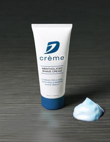 img 2 attached to 🪒 DORCO D Mentholated Shaving Cream with Crème Base - Promotes Smooth and Soothing Shave (2 Pack)