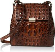 brahmin q4215100004 margo pecan designer women's handbags & wallets: luxurious style & functionality logo