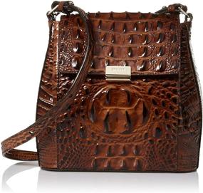 img 4 attached to Brahmin Q4215100004 Margo Pecan Designer Women's Handbags & Wallets: Luxurious Style & Functionality