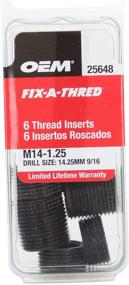 img 1 attached to 🔧 OEMTOOLS 25648 Fix-A-Thread Spark Plug Saver Inserts Kit: Metric M14-1.25, Rethreading for Steel, Metal Alloys, Plastic, Magnesium, and More - Perfect Automotive, Truck, RV, & Aviation Repair Tool