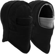 🧣 yqxcc winter balaclava: windproof adjustable boys' hat & cap accessories logo