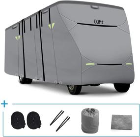 img 4 attached to 🚐 OOFIT Deluxe Class C RV Cover: Ultimate 29' - 32' RVs Protection with 5-Ply Poly Fabric Roof & Windproof Design