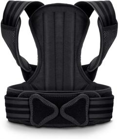 img 4 attached to VOKKA Posture Corrector: Adjustable Back Brace for Pain Relief, Improved Posture and Support for Men and Women