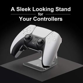 img 3 attached to 🎮 Enhance Your Gaming Setup with Skull & Co. Phantom Stand Bundle: PS5 Controller Holder + Black Thumb Grips