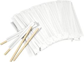 img 4 attached to 5×1000Pcs Disposable Stirrers Individually Stirrings