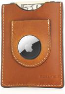 👔 enhance your style with kotbarli airtag minimalist leather men's accessories logo