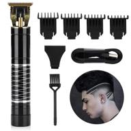 ultimate cordless hair clippers for men - bestbomgcordless hair trimmer: zero gap baldhead shaver, upgrade electric t-blade, perfect for barbershop use logo