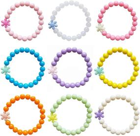 img 2 attached to Girls Sunflower Bracelets Assorted Colors