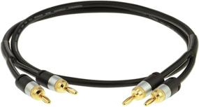 img 2 attached to Mediabridge 12AWG Ultra Series Speaker Cable - Gold Plated Banana Tips (25 FT) - CL2 99