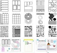 🔍 sundeau kids journal stencils set: easily create layouts in your diary, scrapbook, and notebook with time-saving planner accessories and letter/number stencils logo