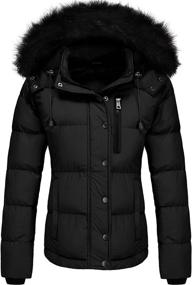 img 4 attached to 🧥 Szory Women's Thicken Jackets with Removable Clothing and Coats - Coats, Jackets & Vests for Women