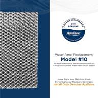 🚿 aprilaire - 10 a2 10 water panel replacement for whole house humidifiers 110, 220, 500, 500a, 500m, 550, 550a, 558 (pack of 2) - aluminum logo