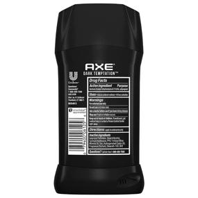 img 3 attached to 🔥 AXE Dark Temptation Dual Action Antiperspirant Stick - 2.7 oz Long Lasting Freshness & 48 Hour Anti Sweat Mens Deodorant