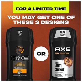 img 2 attached to 🔥 AXE Dark Temptation Dual Action Antiperspirant Stick - 2.7 oz Long Lasting Freshness & 48 Hour Anti Sweat Mens Deodorant