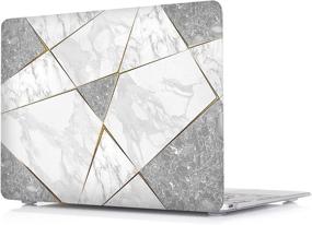 img 4 attached to 🖥️ Valkit MacBook Pro 13 inch Case 2019 2018 2017 2016 Release A2159 A1989 A1706 A1708, Grey White Marble Hard Shell Case for Apple Mac Pro 13 inch with/Without Touch Bar