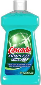 img 1 attached to 🌊 Cascade Complete Rinse Aid 8.45 Fl Oz - Pack of 2, Dishwasher Rinse Agent for Optimal Results