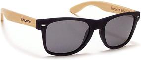 img 1 attached to Coyote Eyewear Woodie Polarized Sunglasses