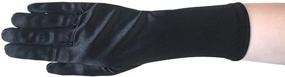 img 1 attached to ZaZa Bridal Stretch Gloves 4BL Black Women's Accessories