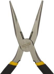 img 2 attached to Stanley 84-101, 6-Inch Long Nose Cutting Pliers: Essential Basic Tool for Various Applications
