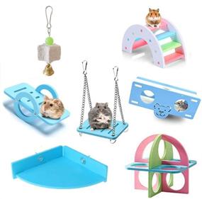 img 4 attached to Hamster Exercise Guinea Accessories Houses